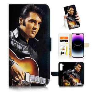 ( For Samsung A16 5G ) Wallet Flip Case Cover AH26669 Elvis Presley - Picture 1 of 7