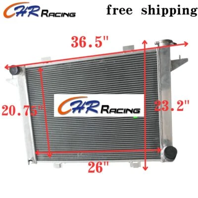 Radiador de aluminio diésel 5,9 L para camioneta Dodge Ram 1990-93 con camioneta 250 350 Foto 1 de 4