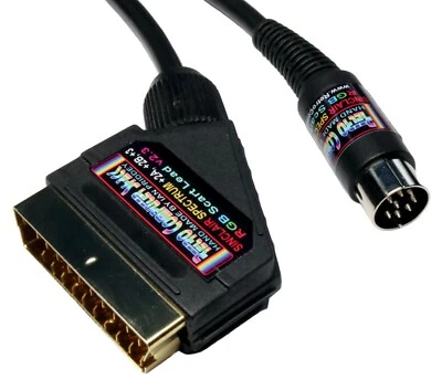 Sinclair ZX Spectrum +3, +2A, +2B Alta Calidad RGB Scart Video Cable TV Cable  - Imagen 1 de 2