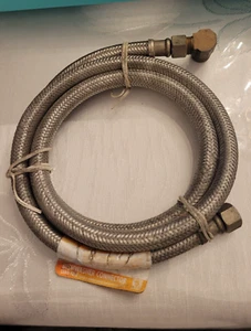 48" MANGUERA 3/8 HEMBRA COMPRESIÓN THD 3/8" HEMBRA RECTO THD CONECTOR PLATO - Imagen 1 de 3