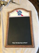 Pabst Chalk Board 1982 Beer Bar Sign