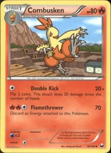2x (BW5-16) Combusken (U) Pokemon B&W Dark Explorers Card # 16 - Picture 1 of 1