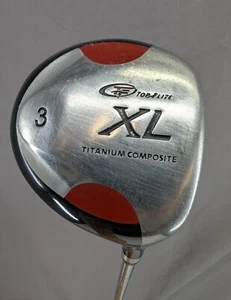 TOP FLITE XL TITANIUM COMPOSITE 3 WOOD STEEL SHAFT RH 42in - Picture 1 of 18