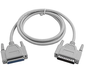 DB25 Male to Female Parallel Printer Serial Extension Cable IEEE1284 25 Pin - Picture 1 of 12