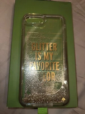 Kate Spade Liquid iPhone 7 Plus iPhone 8 Case Plus  Glitter Is My Favorite Color - Image 1 of 3