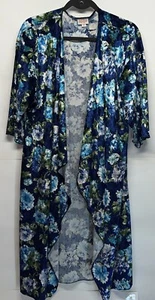 Cárdigan Largo Lula Roe Colorido Simplemente Cómodo-Polvoreador - Kimono Talla M - Imagen 1 de 4