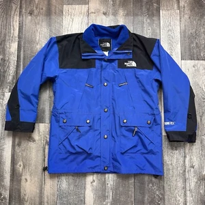 The North Face Gore-Tex Jacke Herren Large Blau Vintage Wasserdicht Mantel 2 JACKEN - Bild 1 von 23