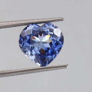 Piedra preciosa suelta corte corazón zafiro azul impecable natural AAA 10x10 mm - Imagen 1 de 6