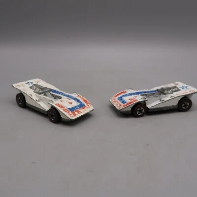 Hot Wheels Redline 1973 Steam Roller Flying Colors Mattel Hong Kong lote de 2 Foto 1 de 4