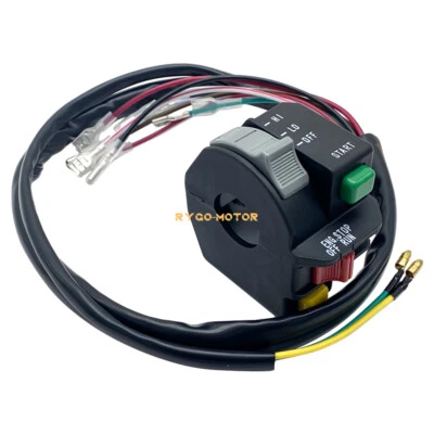 Left Handlebar Switch Start Stop Override Headlight for Polaris Sportsman 500 - Image 1 of 4