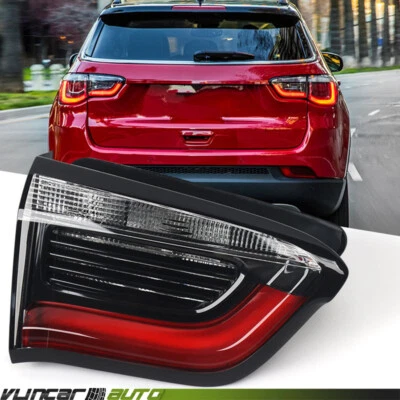 For 2017-2021 Jeep Compass Inner Tail light Rear Brake Lamp Driver LH 68517557AA Foto 1 de 4