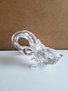 *VTG Kristakolar Italian Crystal Swan Figurine 4 1/2" x 3 1/2"....Org. Sticker - Picture 1 of 5