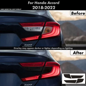 Rear Tail Light Precut Tint Kit Film Cover Overlay For Honda Accord 2018-2022 - Foto 1 di 11
