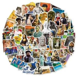 Lotto di dieci (10) adesivi pezzi d'arte iconica skateboard laptop notebook - Foto 1 di 1