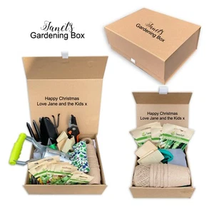 Personalizada señora jardinería caja regalo navidad mamá abuela jardín regalo mujeres - Imagen 1 de 1