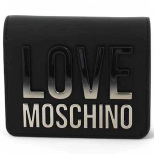 Genuine LOVE MOSCHINO Wallet Female Black - JC5731PP0MKD000B - Picture 1 of 3