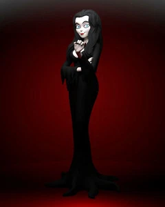 Morticia Addams "Stylized" - Resin Model Kit - 3DPrint - 1/10, 1/8, 1/6, Scale - Picture 1 of 6