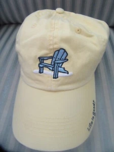 NWT LIFE IS GOOD WMS EMBROIDERED CHILL CAP "ADIRONDACK CHAIR"...WOMENS FIT..(OS) - Picture 1 of 3