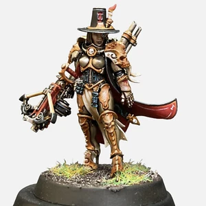 Warhammer 40K INQUISITOR GREYFAX PRO Painted - WITCH HUNTER SUPREME - Null Rod - Picture 1 of 6