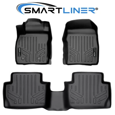 SMARTLINER Custom Fit Floor Mats Liner Set OEM TPE 2018-2021 Ford EcoSport US - Image 1 of 4