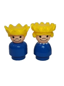 Fisher Price Little People grandi personaggi nostalgici re e regina 3" - Foto 1 di 11