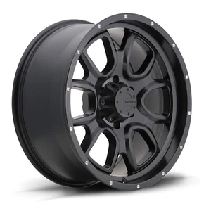 17x9 -12 Mamba M19 6x139.7 Matte Black W/ Drill Holes Wheels (Set of 4) - Picture 1 of 1