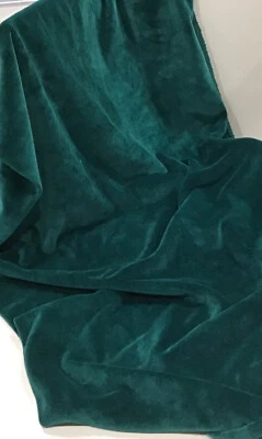 STRETCH VELVET  Feel FABRIC COSTUMES CRAFT, APPAREL, UPHOLSTERS 1.5 Yds.X 65"W - Image 1 of 3
