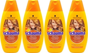 4x Schauma Shampoo FRUCHT + VITAMIN 400ml Superfrucht-Extrakte für normales Haar - Bild 1 von 13