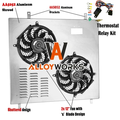 Aluminum Shroud Fan Relay For 1999-2005 2001 Ford F250 F350 F450 F550 6.8L 7.3L - Image 1 of 4