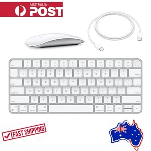 Genuine Brand New Apple Magic Keyboard Touch ID (A3118) + Mouse (A3204) (BLUE) - Picture 1 of 1
