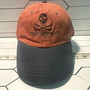 Bermuda Skull & Crossbones Embroidered Baseball Hat Rare HTF Cool - Picture 1 of 13
