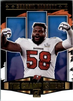 2021 Donruss Champ is Here #20 Shaquil Barrett - FB - Image 1 of 2