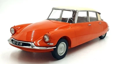 Norev 1/12 Scale 121580 - Citroen DS 19 1957 - Capucine Orange and Cream - Image 1 of 4