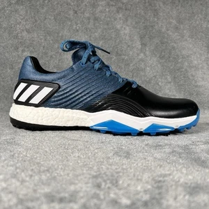 Zapatos de golf Adidas Adipower 4orged para hombre 9,5 negro azul Boost Spiked DA9318 - Imagen 1 de 13
