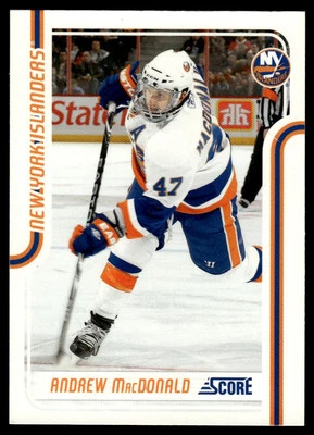 2011-12 Score Glossy Andrew MacDonald New York Islanders #300 - Image 1 of 2