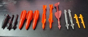 GI Joe ARAH Assorted Missiles Rockets & Bombs Lot4 - Sea Sled, Rattler Devilfish - Picture 1 of 1