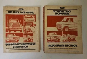 Ford Light Truck Shop Manual 1979 Carrocería Chasis Eléctrico y Pre Entrega Manual - Imagen 1 de 13