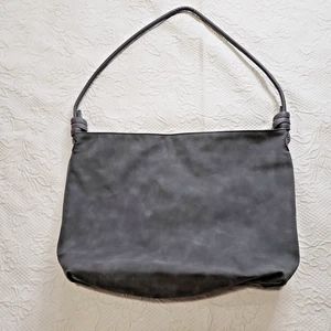 8 Other Reasons Stone Gray Suedette Betsy Slouch Tote Shoulder Bag - Picture 1 of 7