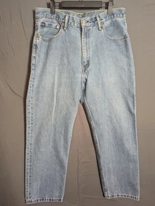 Levi’s 550 Relaxed Fit Jeans 36x30 Light Wash Denim Classic Zip Fly 2010s - Picture 1 of 7