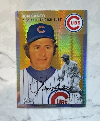 2023 Topps Chrome Platinum Anniversary - Ron Santo #481 Prism Refractor - Image 1 of 3