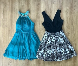 Lot Of Two Teen Dance Dresses - Size 3 Small - Picture 1 of 16