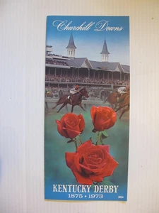 1973 KENTUCKY DERBY PROGRAM COVER AS AN EVENT / PARTY PROGRAM C.J. LITHOGRAPHING - Picture 1 of 3