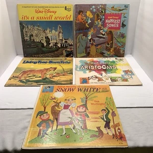 Walt Disney Vinyl Lot of 9 Vintage Disneyland LP Records 1960s 1970s Berney - Picture 1 of 23