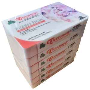 Treefrog Fresh Box 6-packs Sakura Cherry Blossom Car Air Freshener Tree frog - Picture 1 of 7