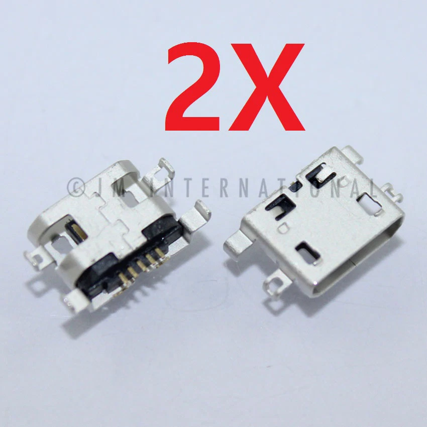 2X Acer Iconia A1-830 A1311 Cargador Micro USB Puerto de Carga Dock Conector EE. UU. Foto 1 de 1