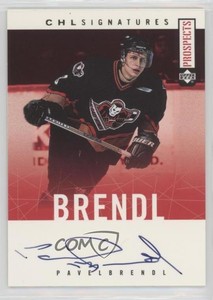 2000-01 Upper Deck Prospects CHL Auto Pavel Brendl #A-PB Auto