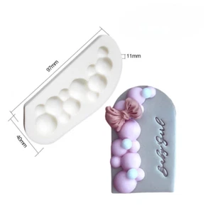 Balloon Garland Silicone Mould Cake Fondant Sugarcraft Soap Birthday Theme - Picture 1 of 4
