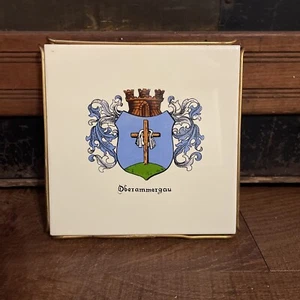 Mettlach 6" Villeroy & Boch Ceramic Tile of Oberammergau~Yearly Passion Play - Picture 1 of 7