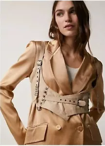 Free People Neutral Hollis NIETENGESCHIRR GRÖSSE SMALL UK 10-12 REF JP1 - Bild 1 von 5