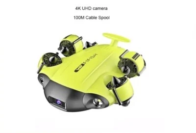 Underwater Aquatic Submarine Drone w/o Robot arm 100m Tether ROV Diver Research - Image 1 of 4